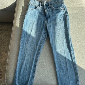 Madewell Light Blue Straight Leg Jeans